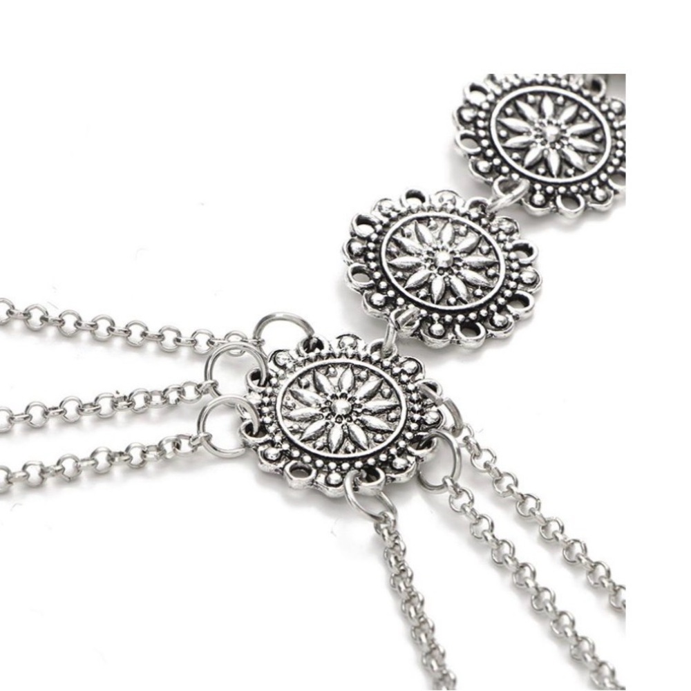 Silver Harness Body Chain Jewelry - Picture 8 of 8